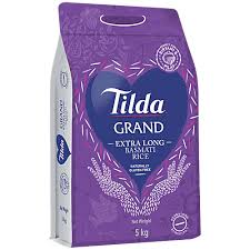 Basmathi Rice Tilda Grand Extra Long Grain 5kg